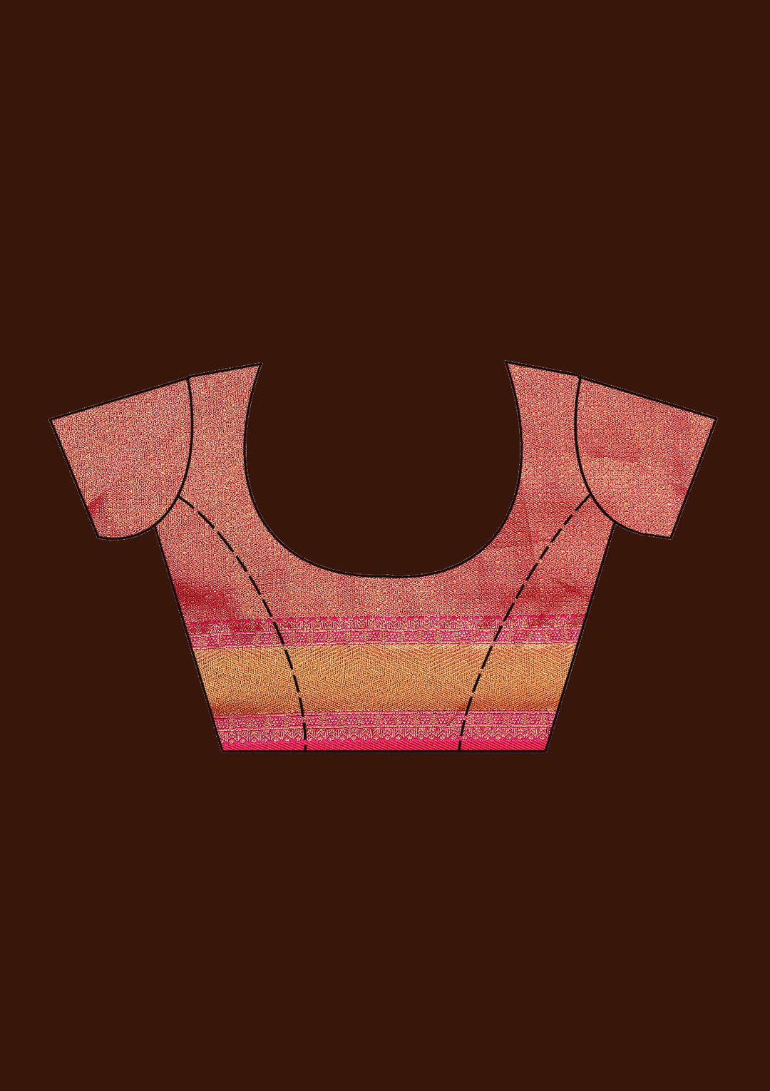 Beige Banarasi Readymade Lehenga-Koskii