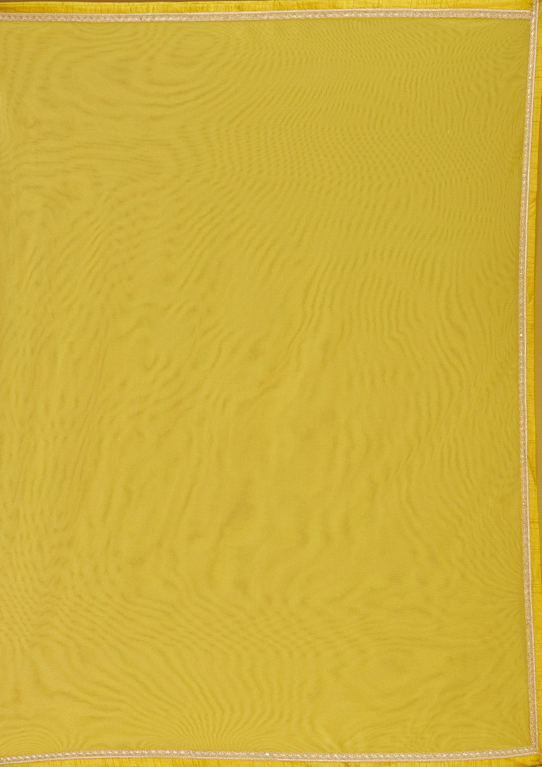 Mehandi Green Zariwork (Gold) Crepe Readymade Lehenga