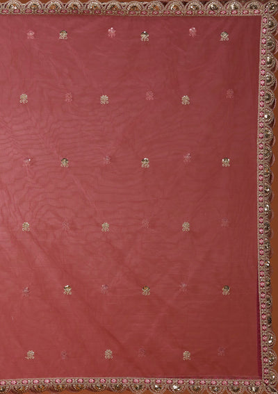 Maroon Zariwork (Silver) Banarasi Readymade Lehenga_Koskii