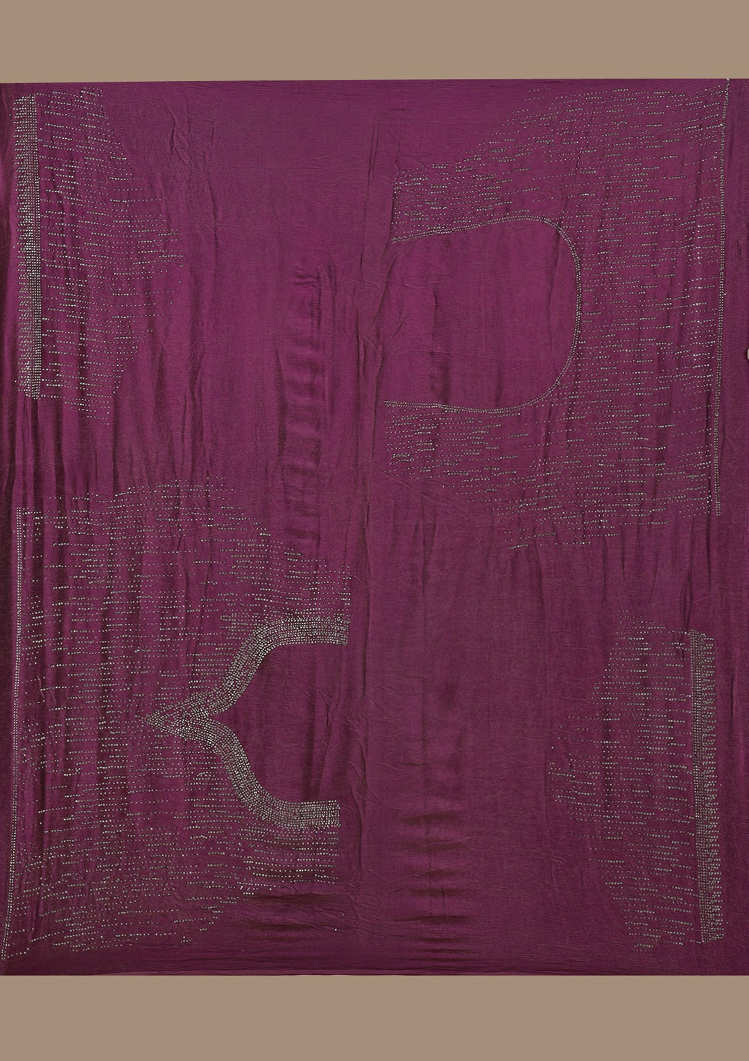 Wine Sequins Semi Crepe Readymade Lehenga-koskii