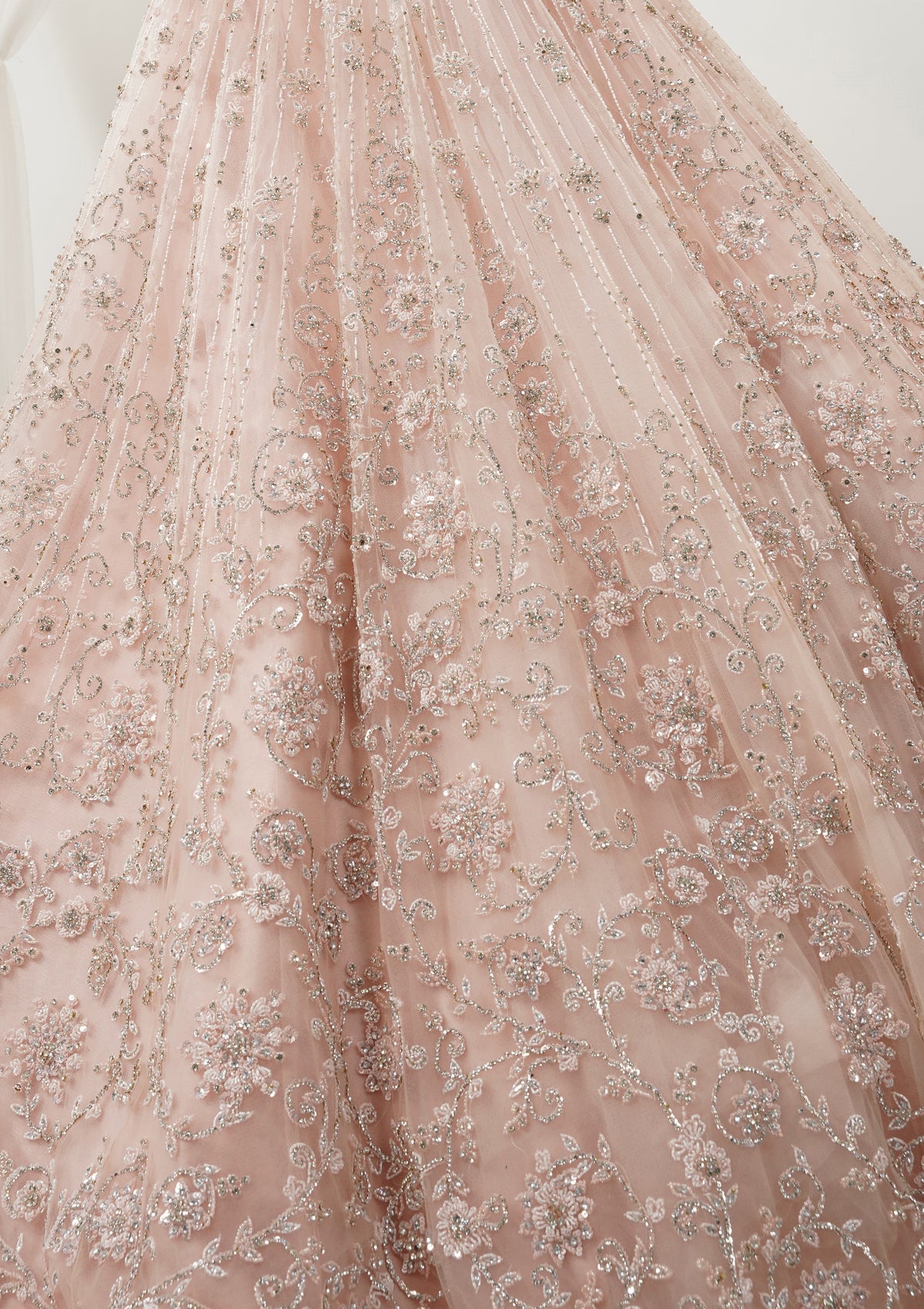 Pink Stonework Net Gown-Koskii