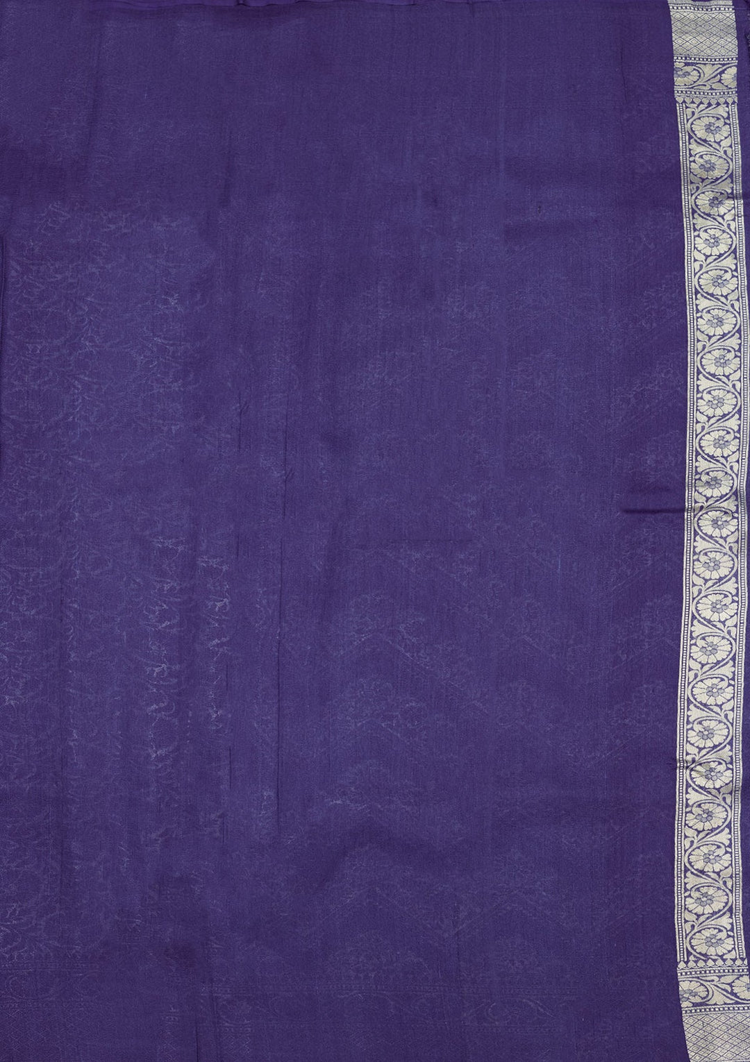 Royal Blue Zariwork Pure Silk Saree-Koskii
