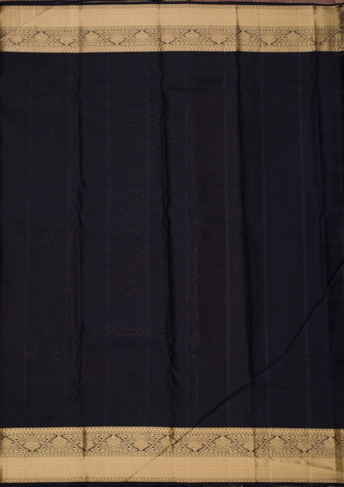 Black Zariwork Pure Silk Saree-koskii