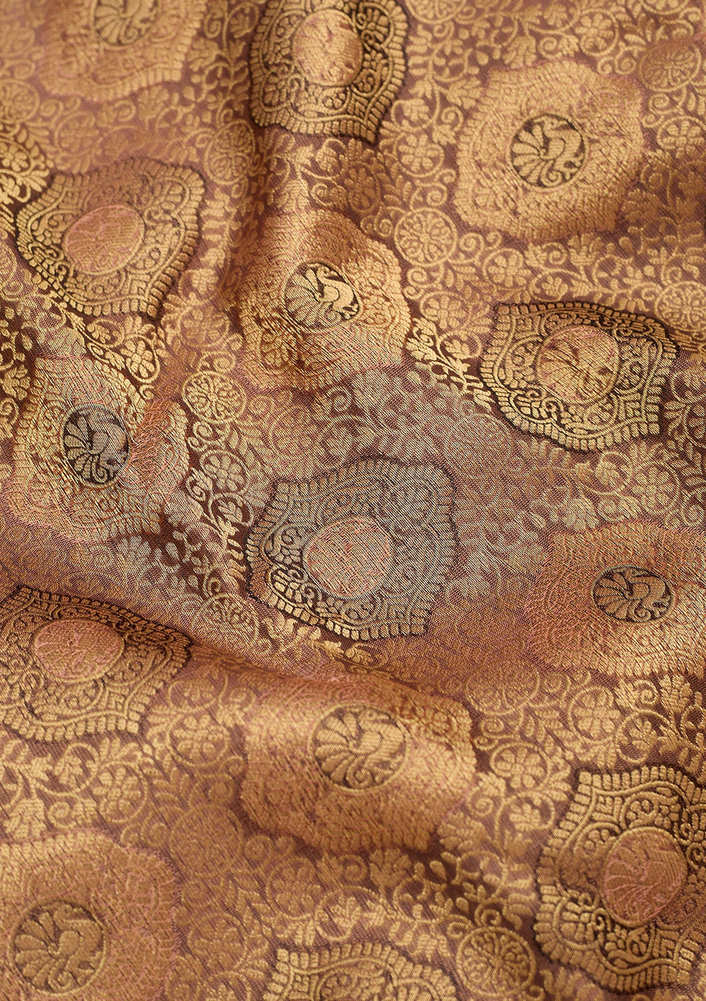 Light Grey Zariwork Pure Silk Saree-Koskii