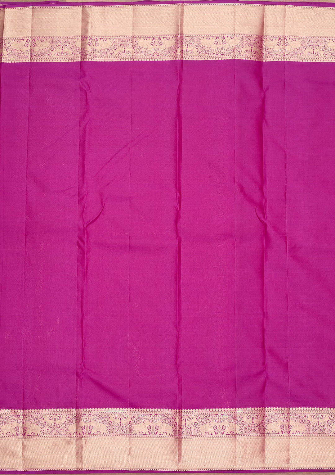Purple Zariwork (Gold) Pure Silk Saree