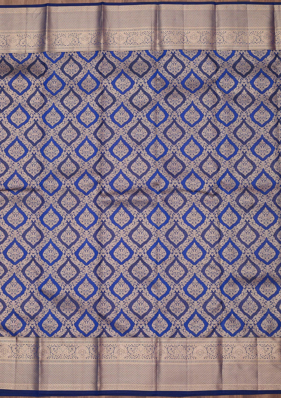 Royal Blue Zariwork (Gold) Pure Silk Silk_Saree