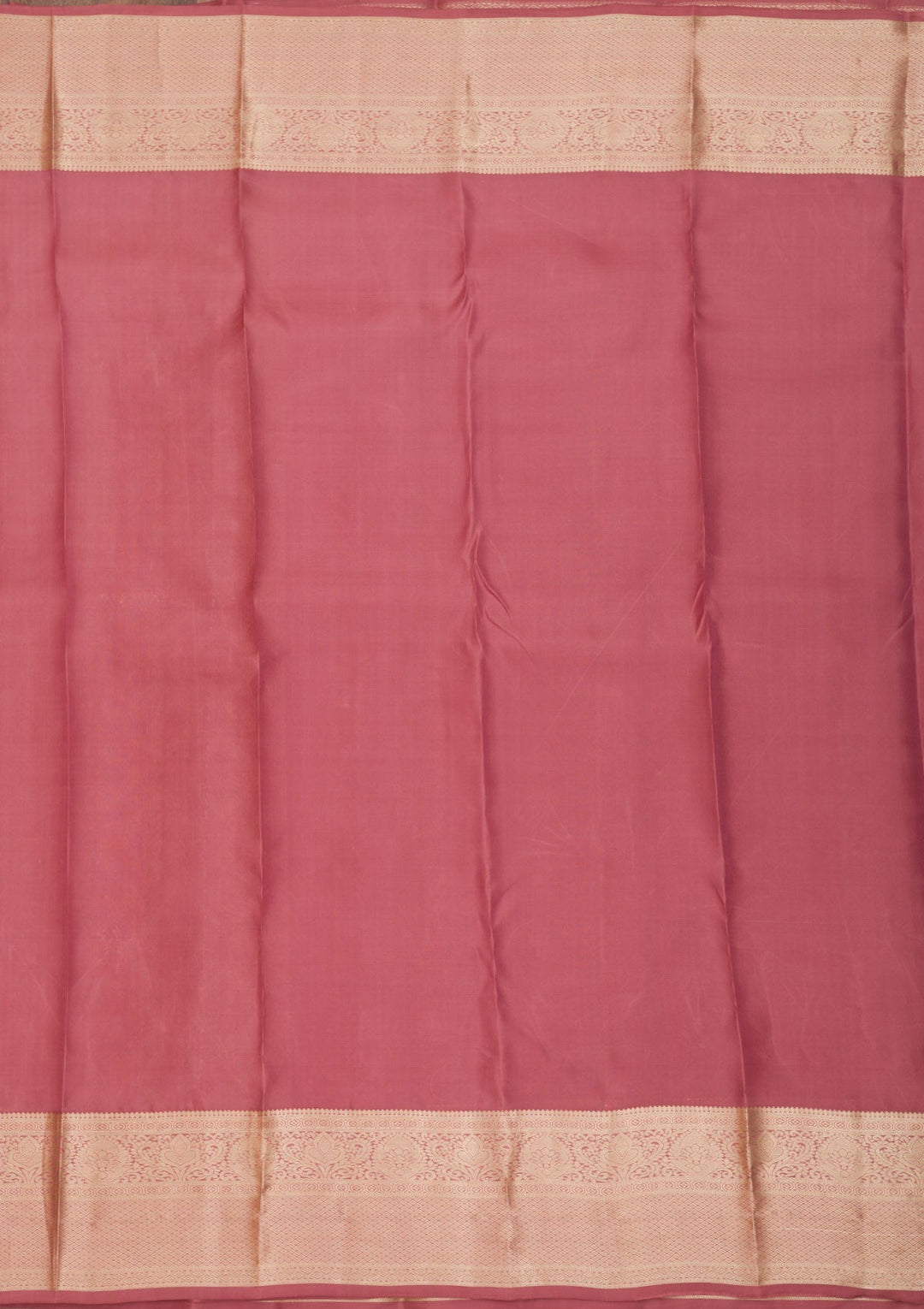 Rust Zariwork Pure Silk Saree-Koskii