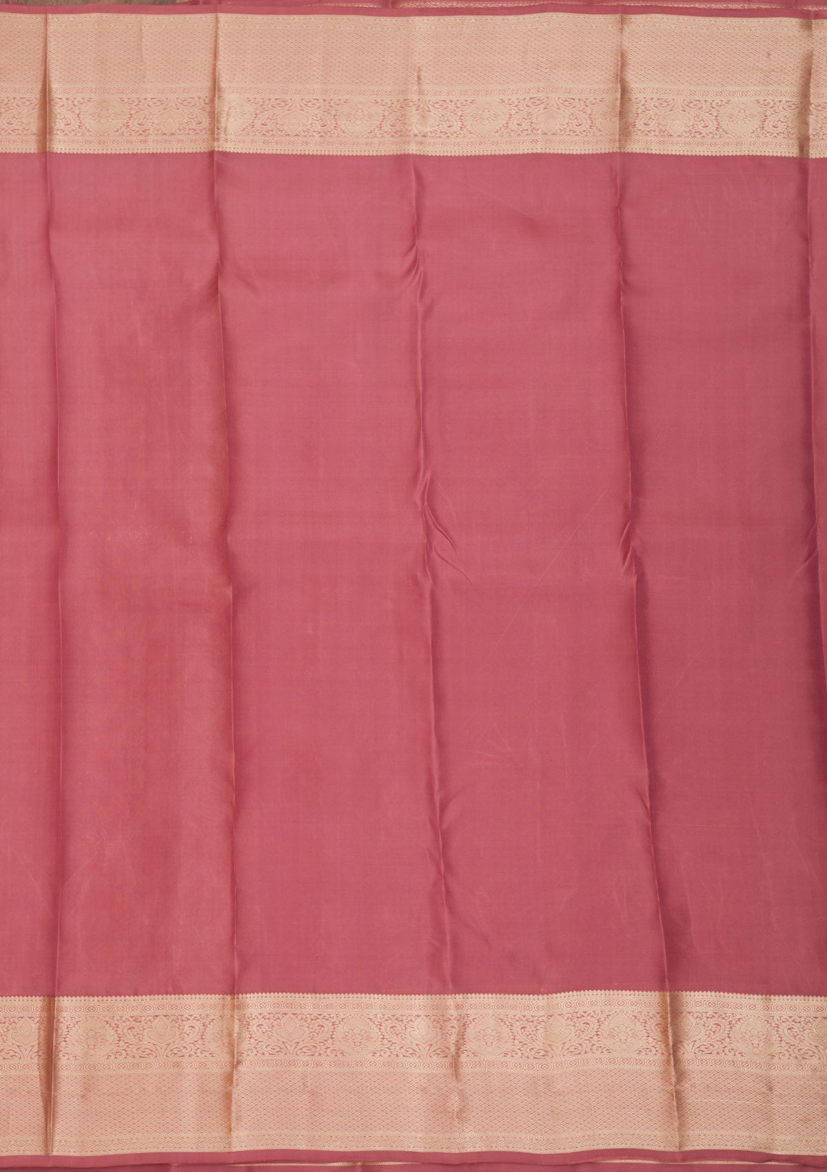 Rust Zariwork Pure Silk Saree-Koskii