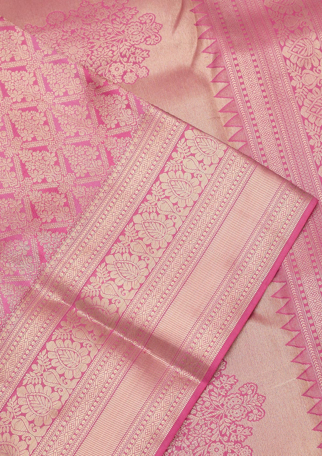Lavender Zariwork Pure Silk Saree