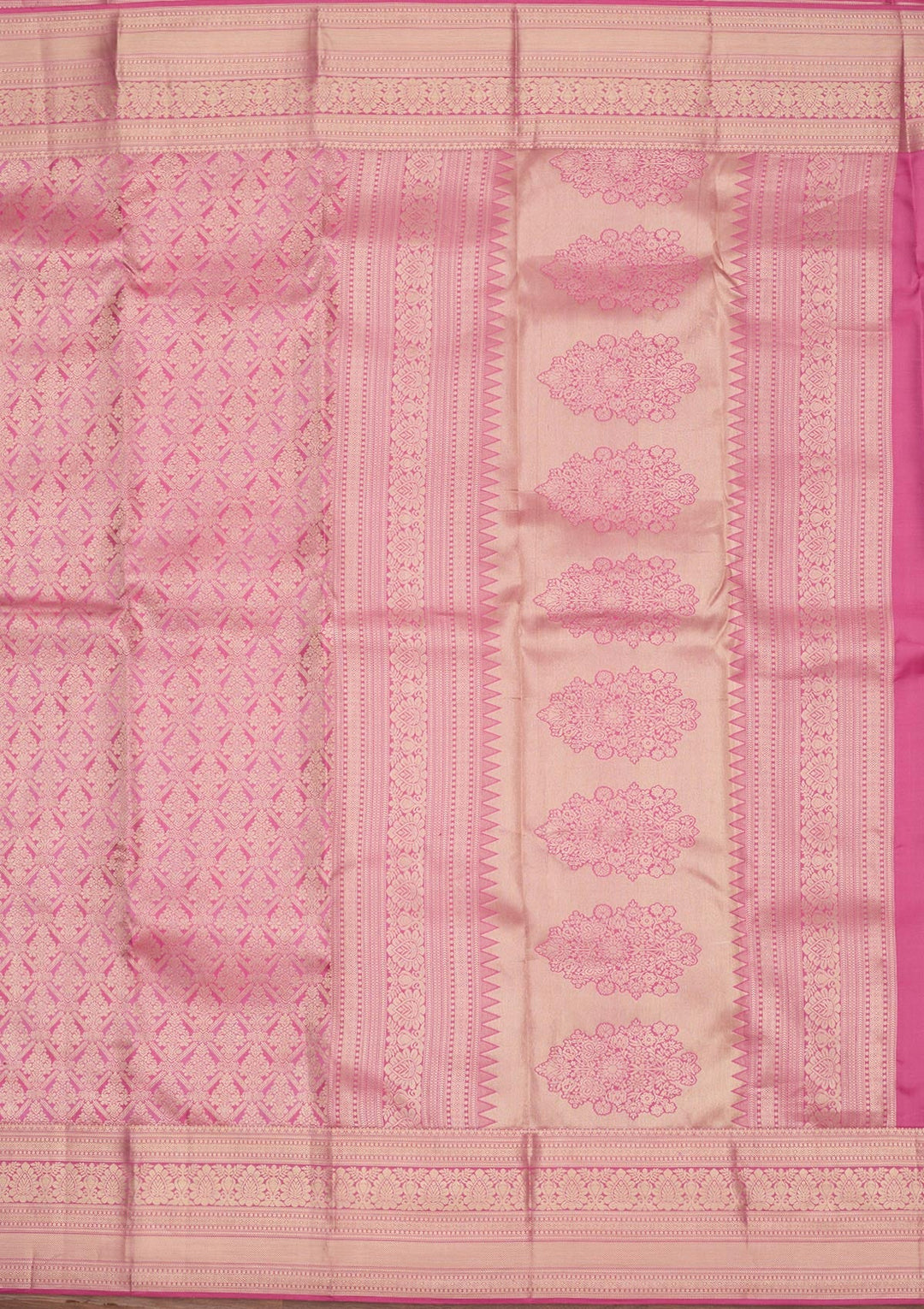 Lavender Zariwork Pure Silk Saree