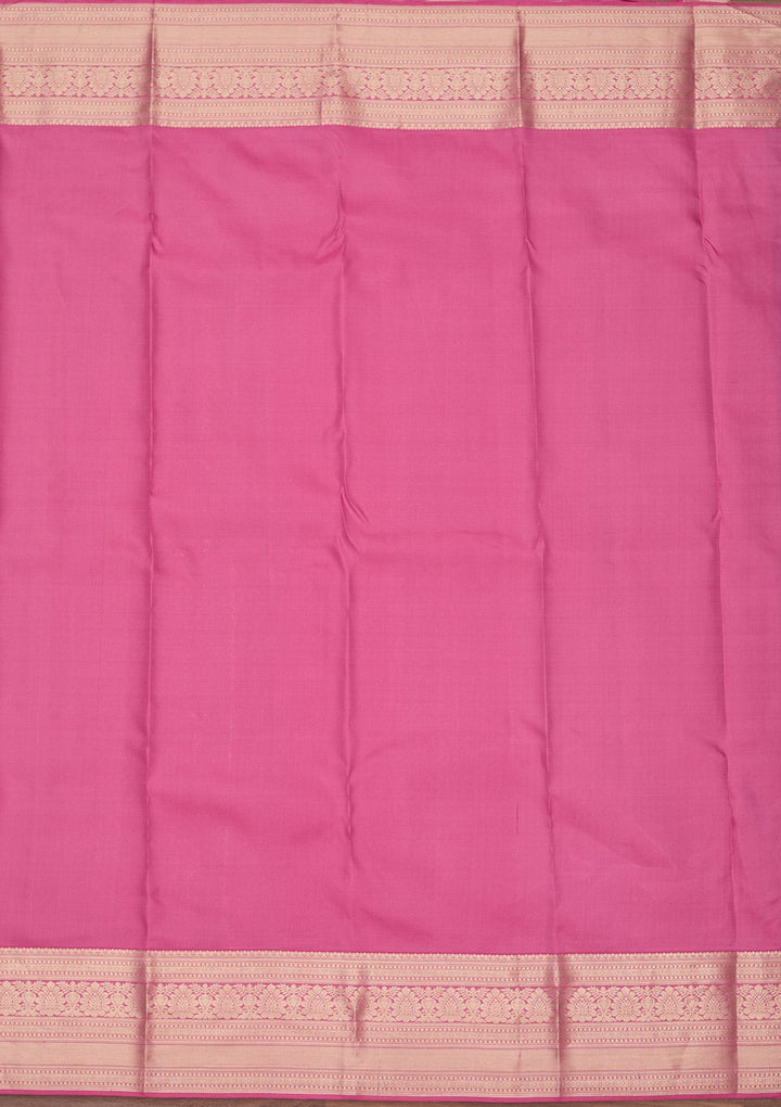 Lavender Zariwork Pure Silk Saree