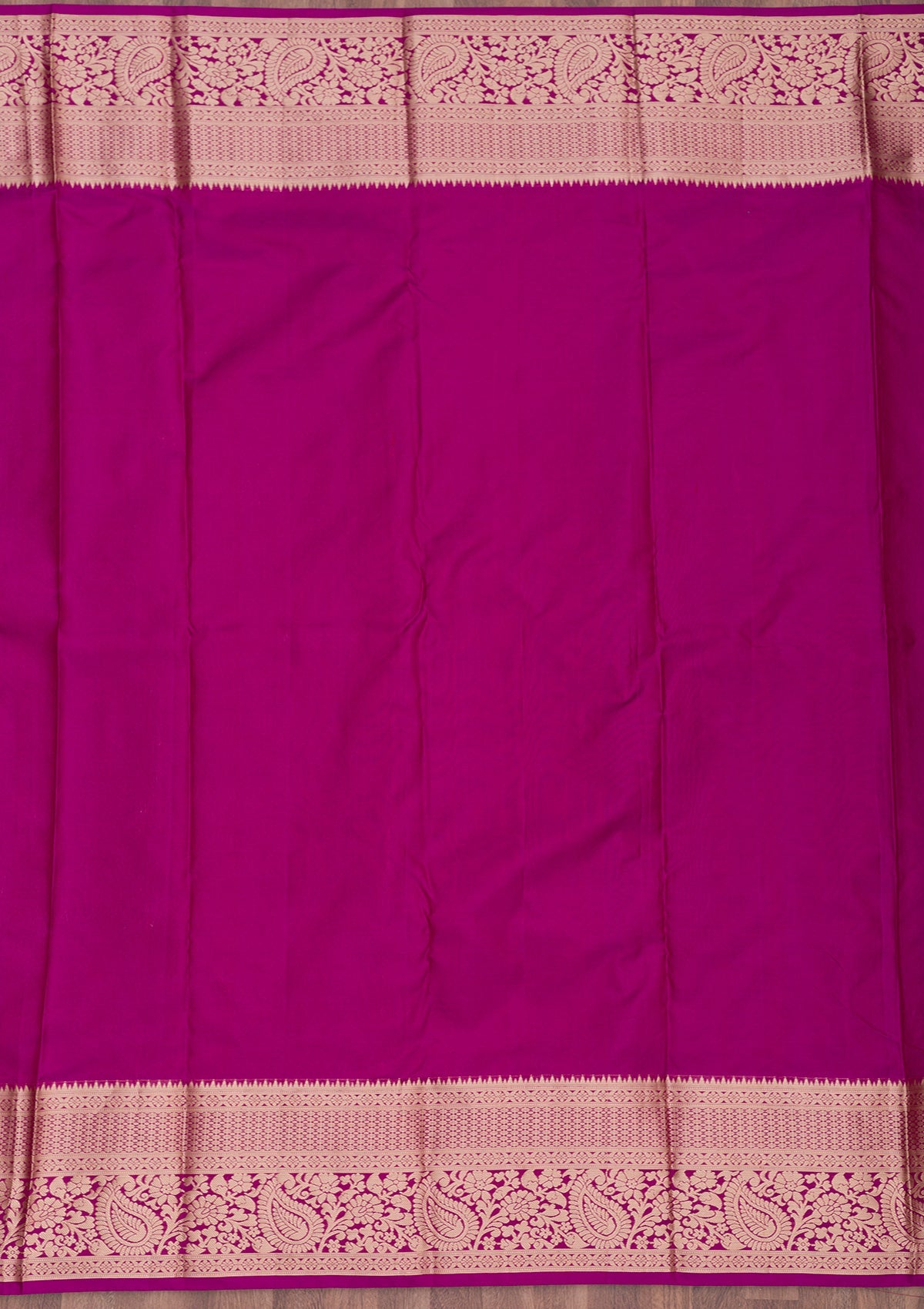 Purple Zariwork Pure Silk Saree-Koskii