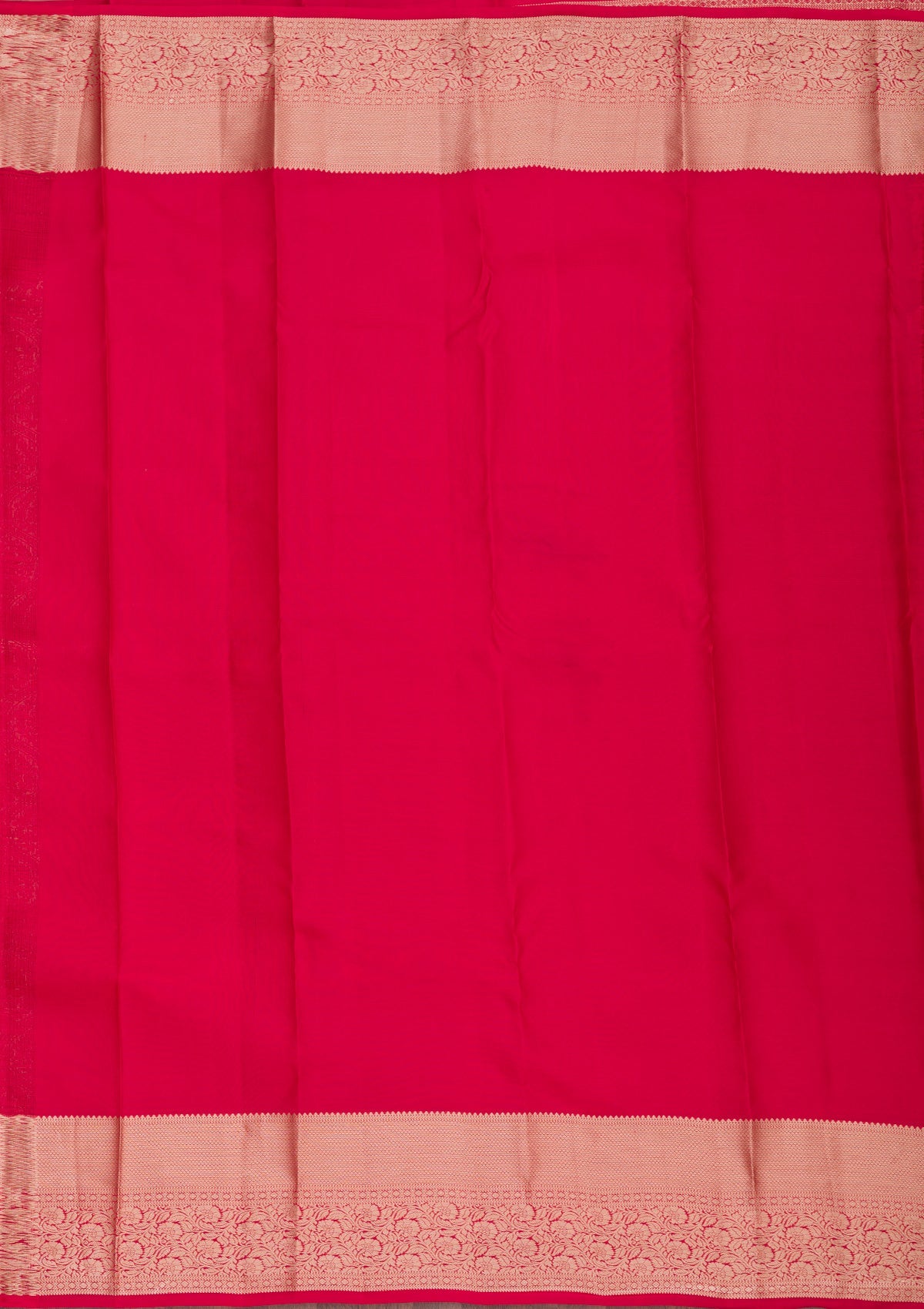 Red Zariwork Pure Silk Saree-Koskii