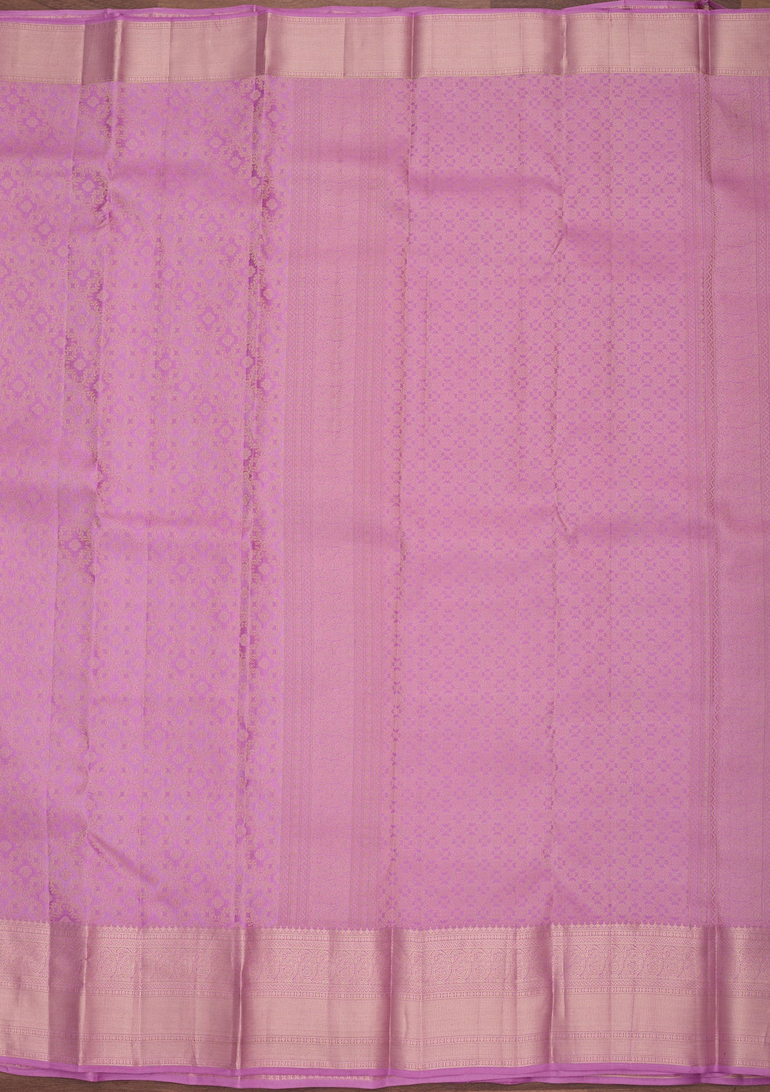 Light Lavender Zariwork (Gold) Pure Silk Saree