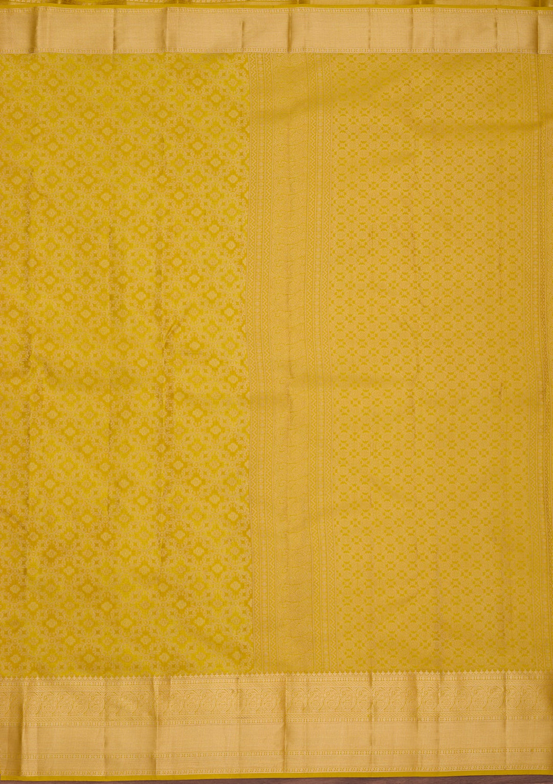 Yellow Zariwork (Gold) Pure Silk Saree