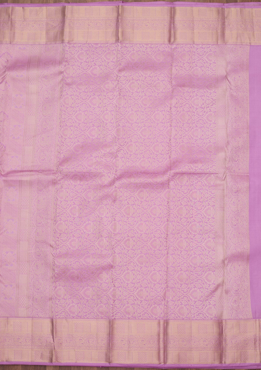 Lavender Zariwork (Silver) Silk Silk_Saree