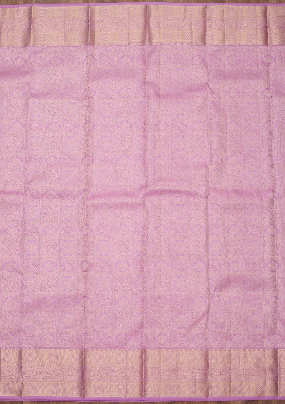 Lavender Zariwork (Silver) Silk Silk_Saree