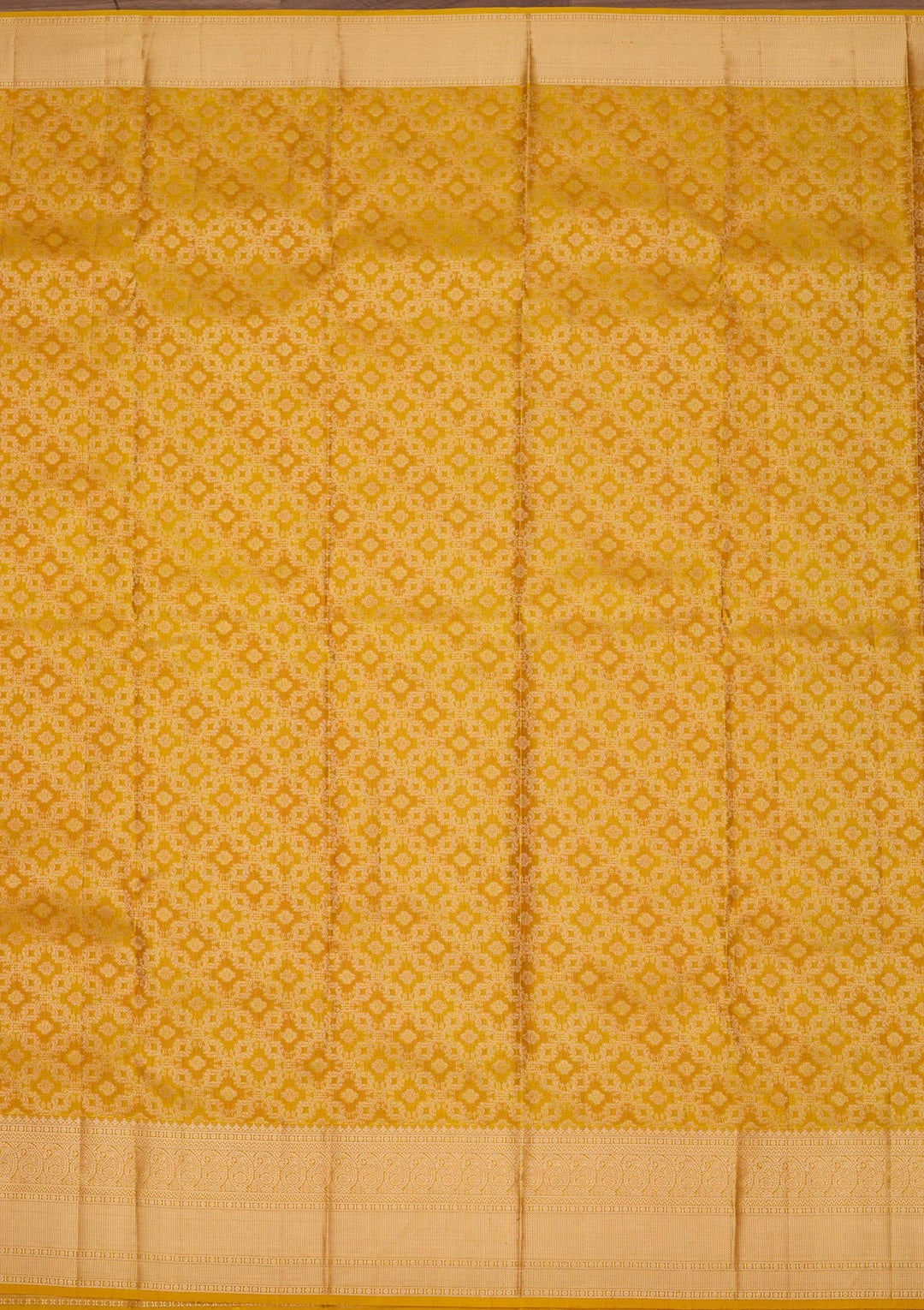 Yellow Zariwork Pure Silk Saree