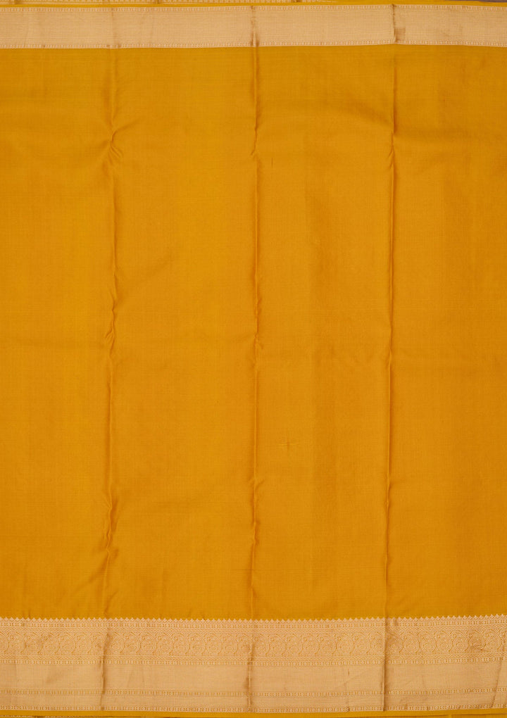 Yellow Zariwork Pure Silk Saree
