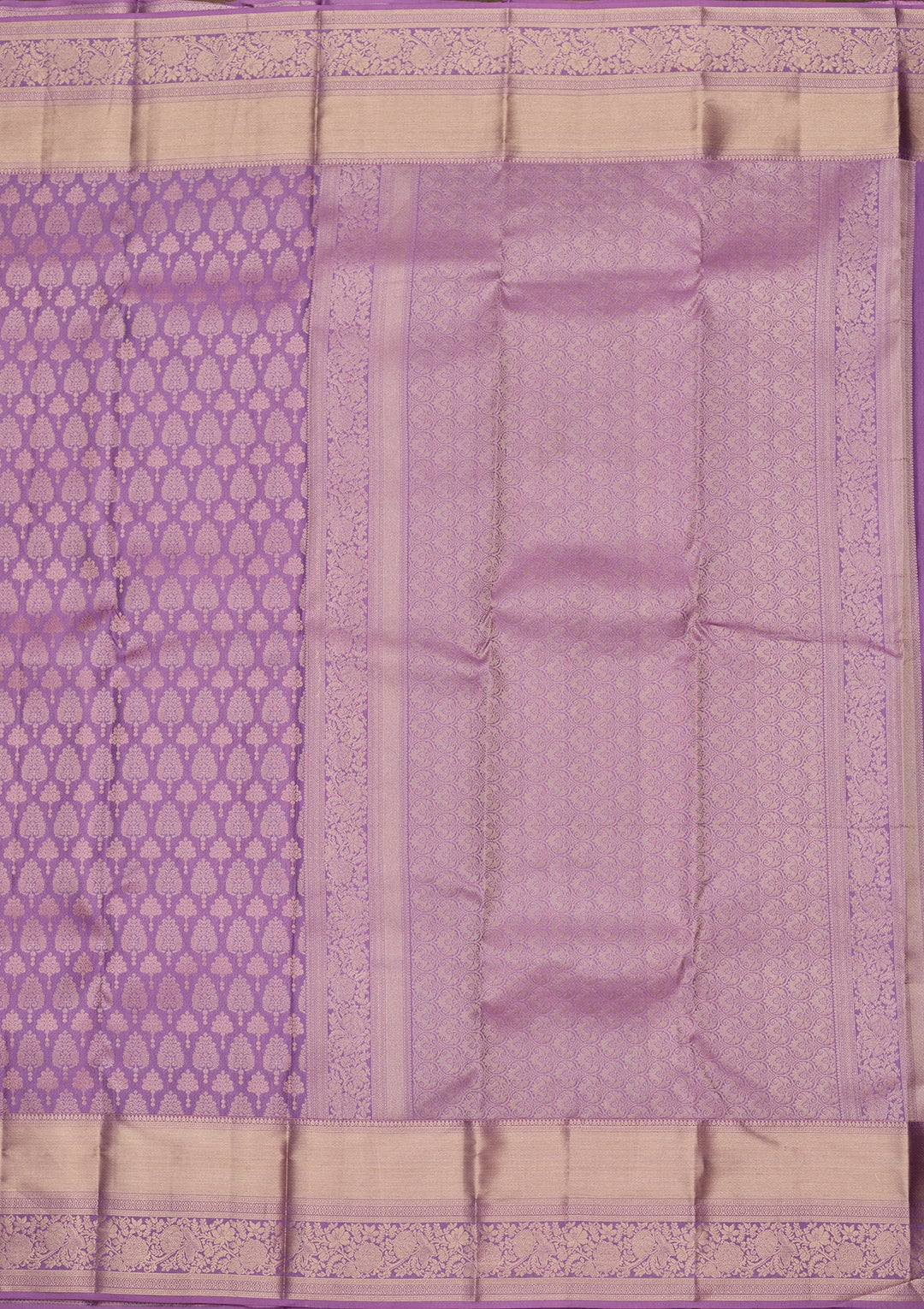 Lavender Zariwork Pure Silk Saree