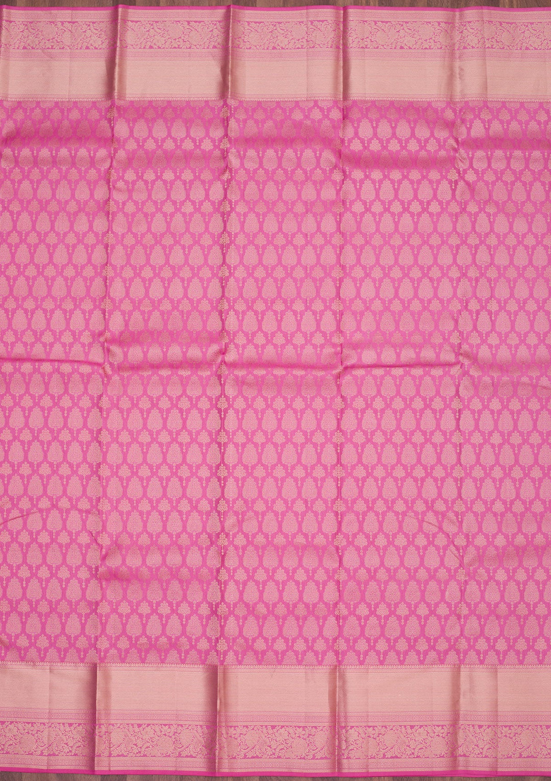 Pink Zariwork Pure Silk Saree-koskii