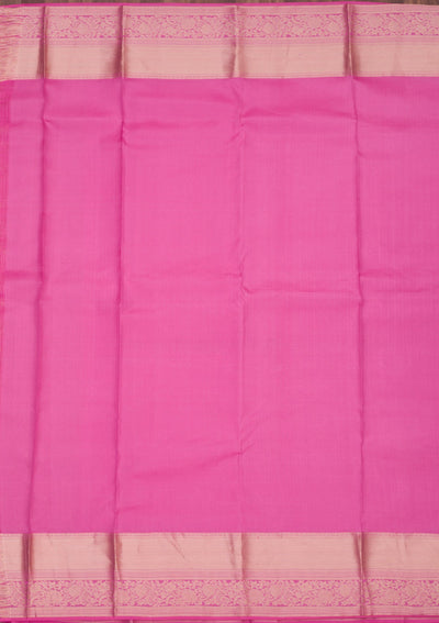 Pink Zariwork Pure Silk Saree-koskii