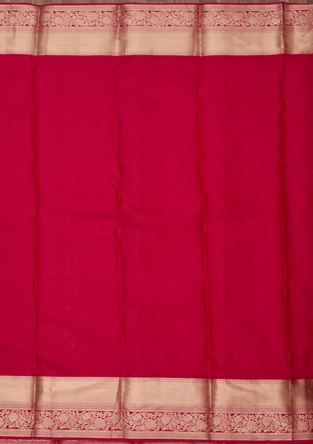 Rani Pink Zariwork (Gold) Pure Silk Silk_Saree