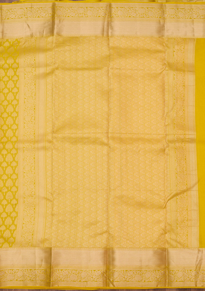 Yellow Zariwork (Gold) Pure Silk Silk_Saree