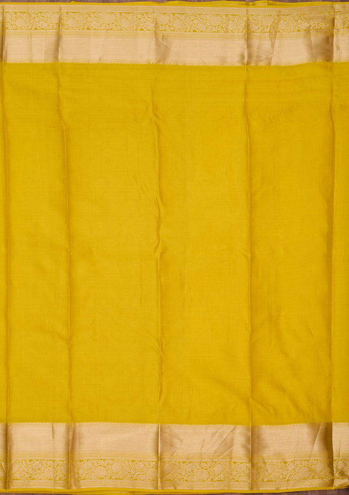 Yellow Zariwork (Gold) Pure Silk Silk_Saree