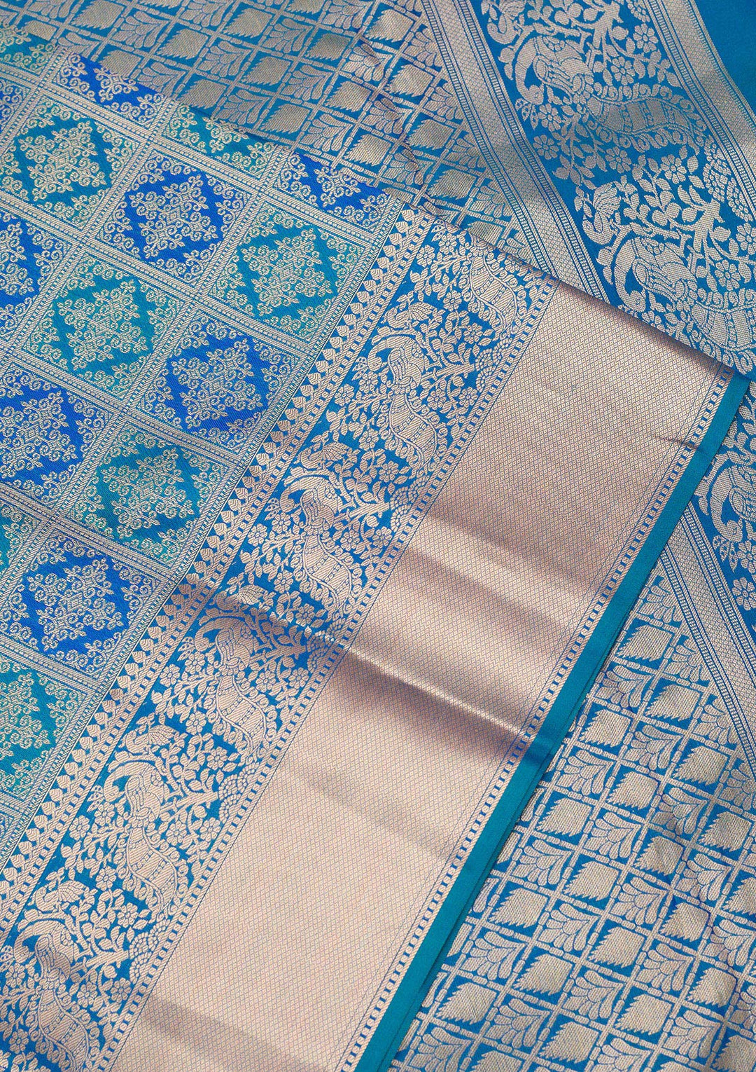 Multi Zariwork Pure Silk Saree