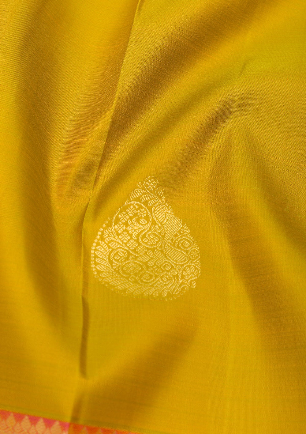 Mehendi Zariwork Pure Silk Saree-Koskii