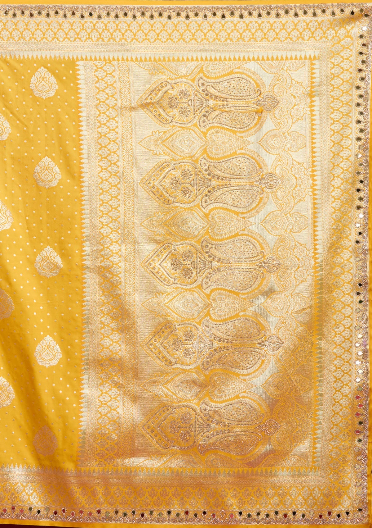 Baby Pink Zariwork Tissue Saree-Koskii