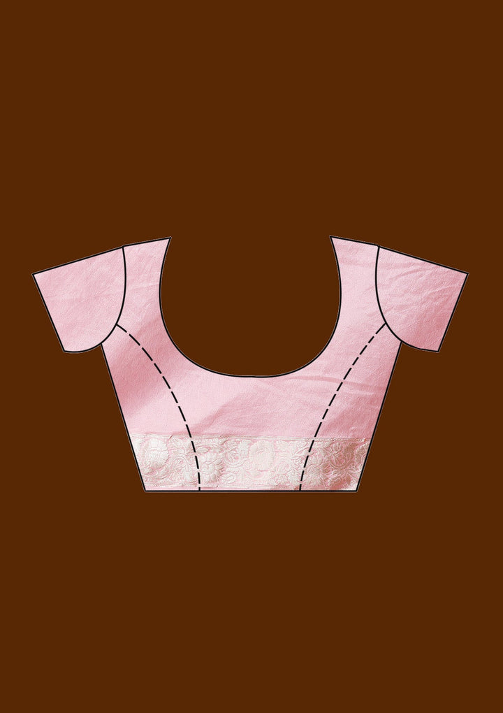 Off White Zariwork Georgette Saree-Koskii