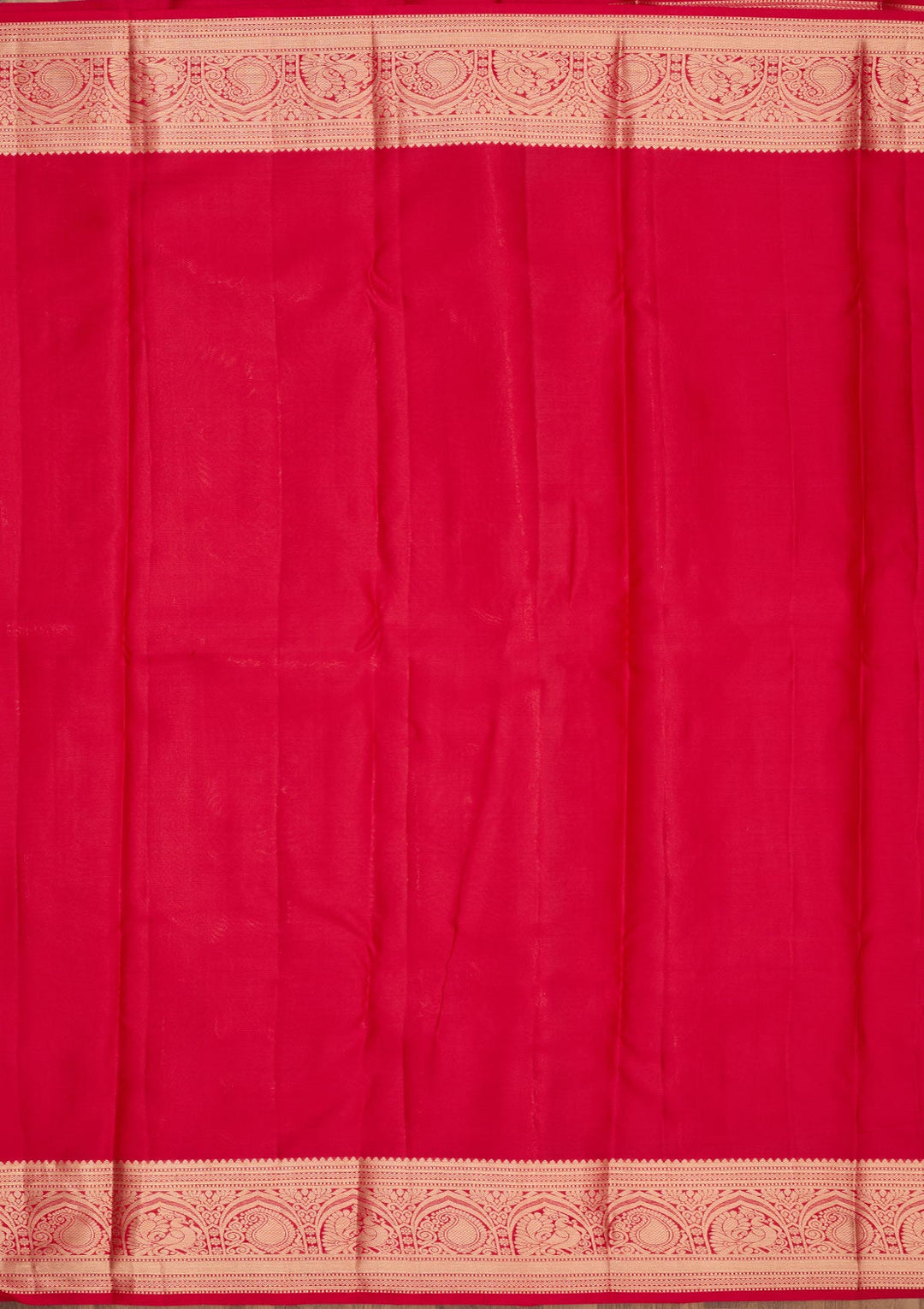 Red Zariwork Pure Silk Saree-Koskii