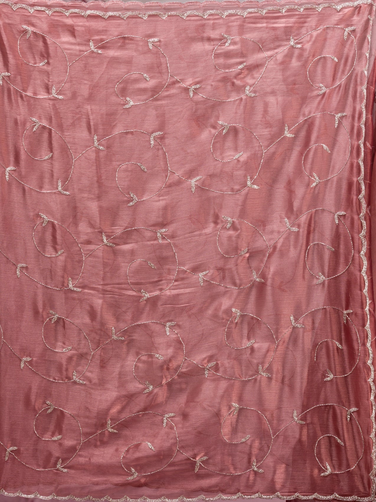 Gold Stonework Georgette Saree-Koskii