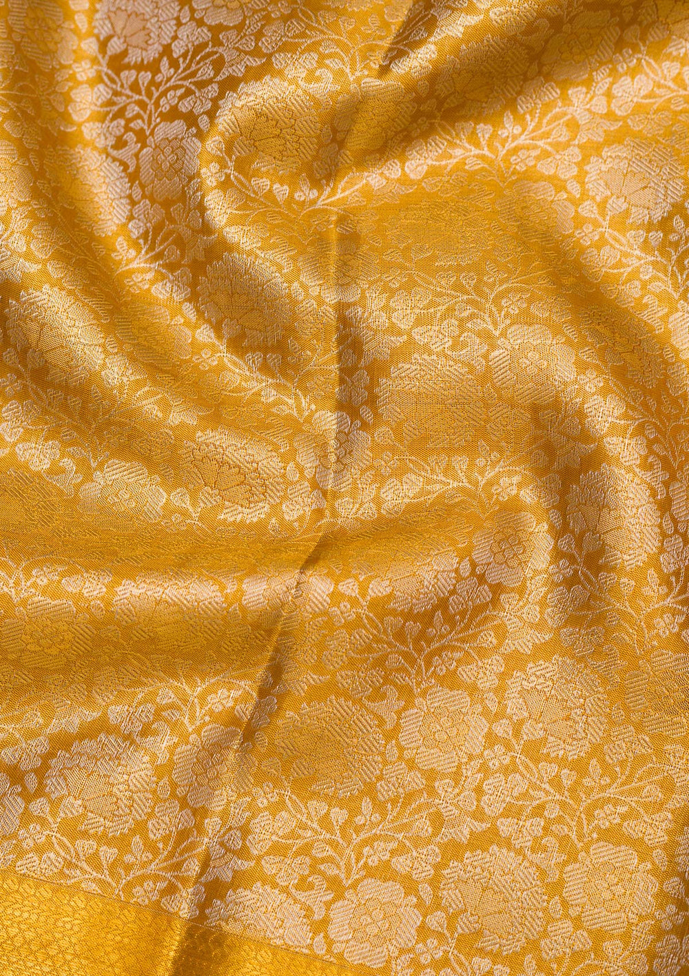 Gold Zariwork Pure Silk Saree-koskii