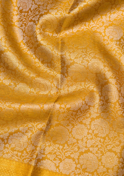 Gold Zariwork Pure Silk Saree-koskii