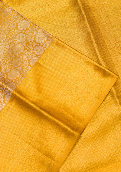 Gold Zariwork Pure Silk Saree-koskii