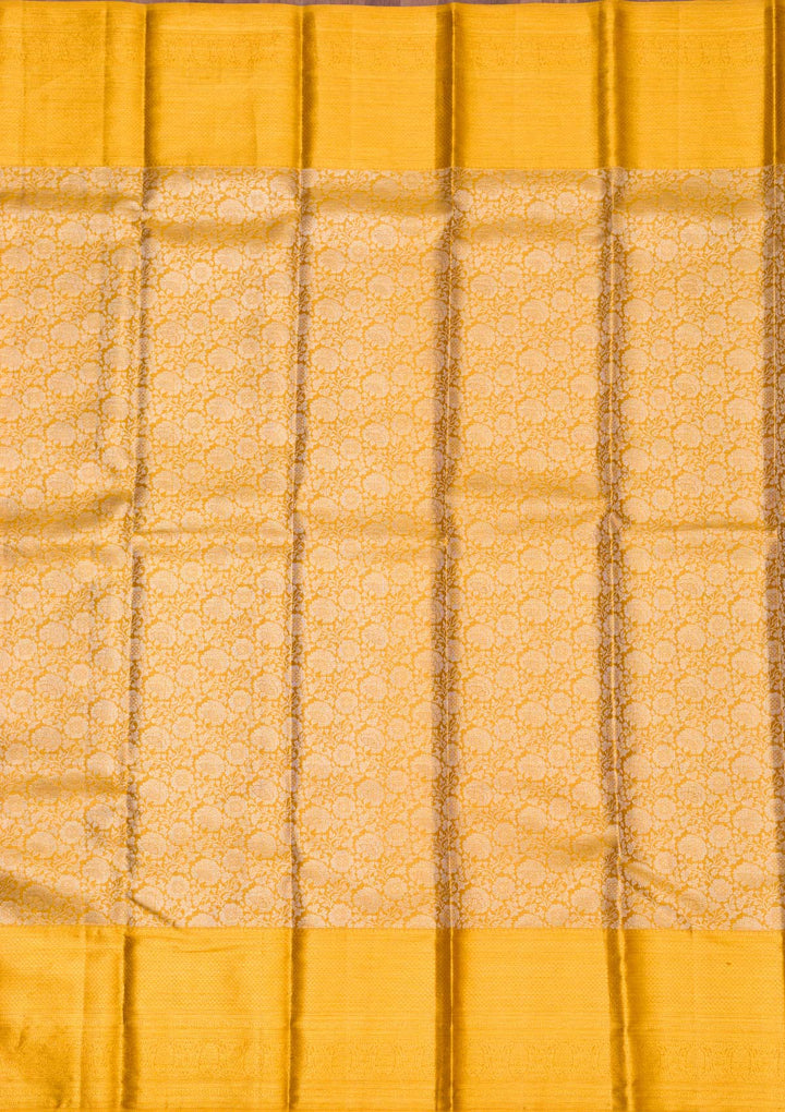 Gold Zariwork Pure Silk Saree-koskii