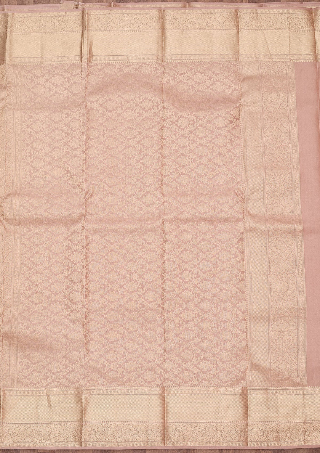 Mauve Zariwork (Silver) Silk Silk_Saree