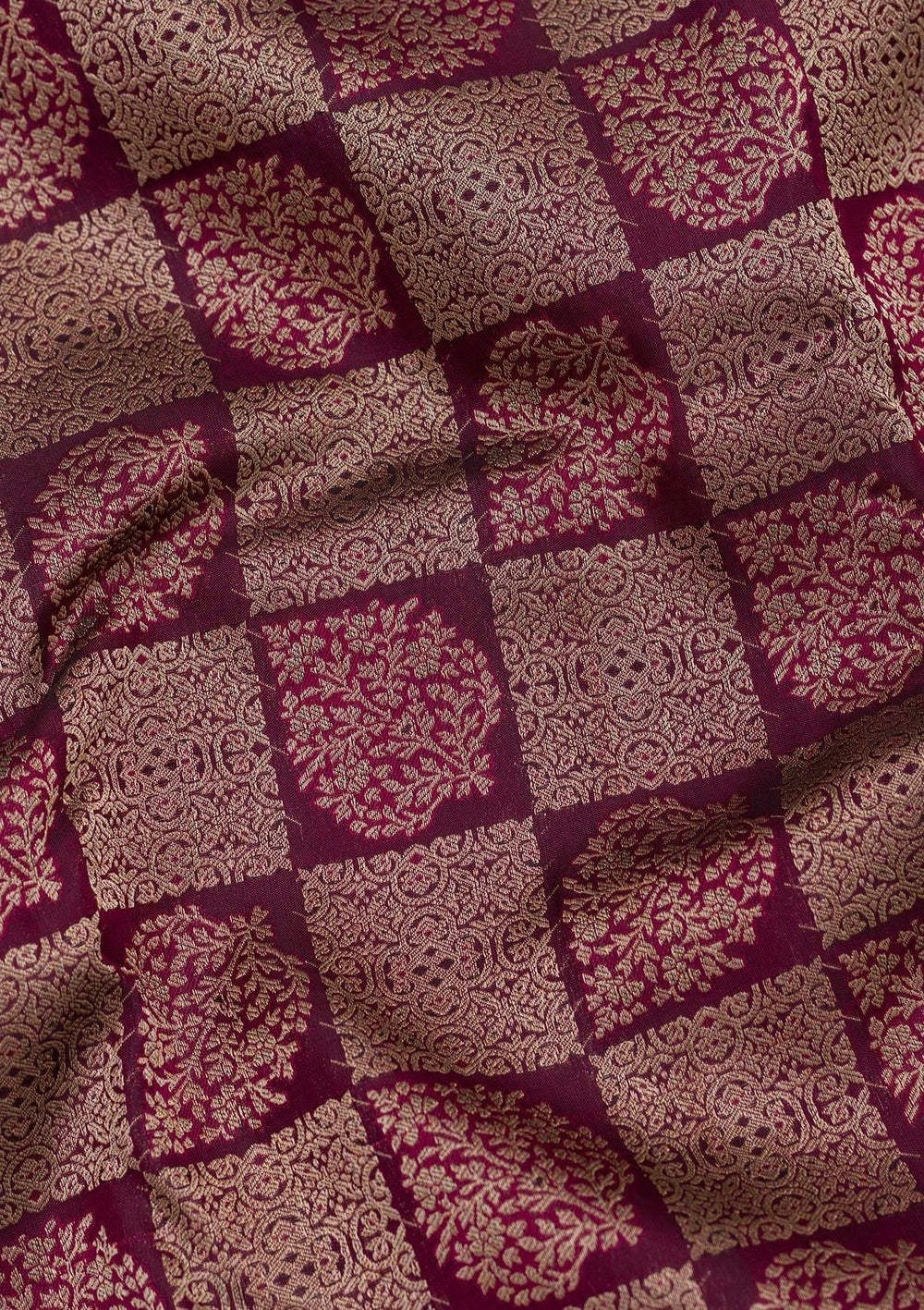 Brown Zariwork Pure Silk Saree-Koskii