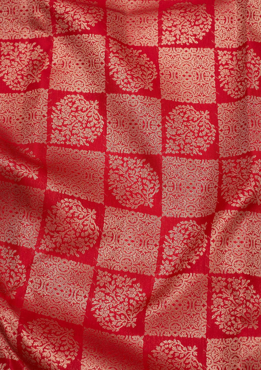 Red Zariwork Pure Silk Saree