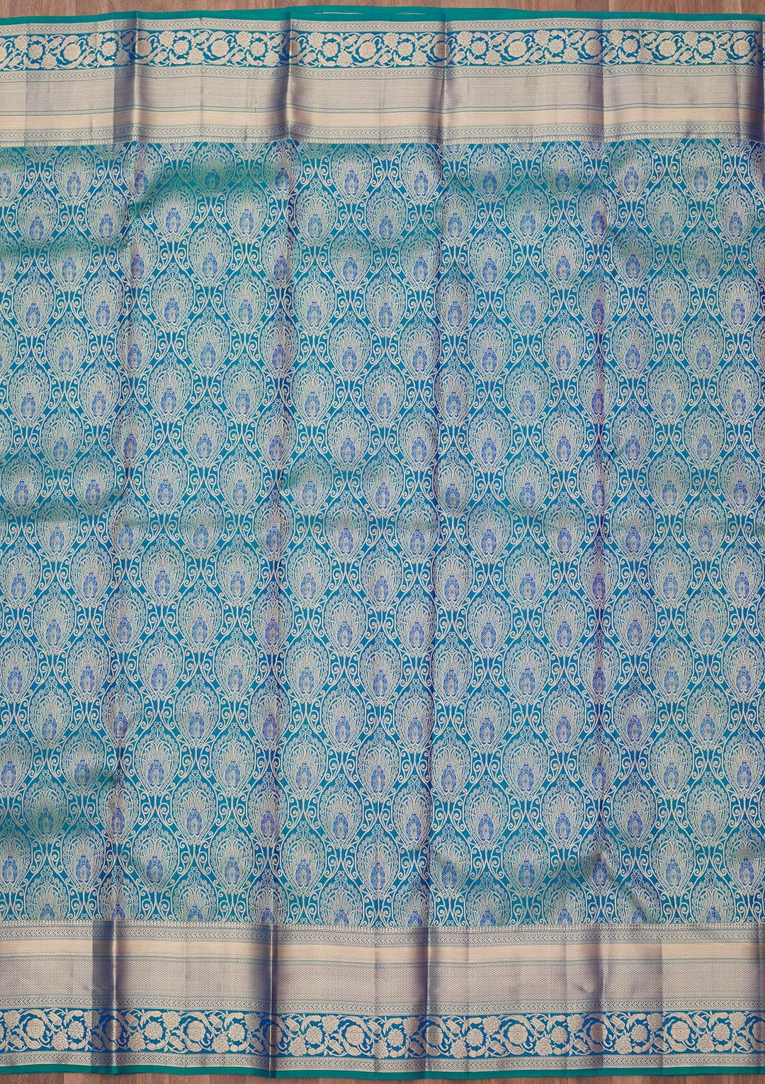 Royal Blue Zariwork (Gold) Pure Silk Silk_Saree