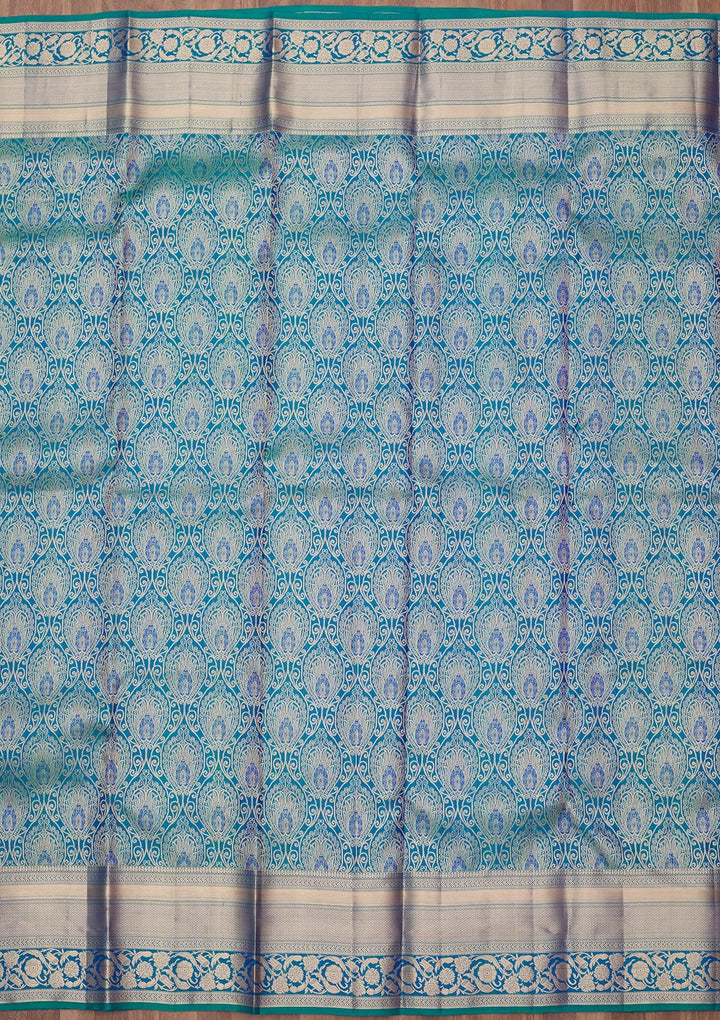 Royal Blue Zariwork (Gold) Pure Silk Silk_Saree