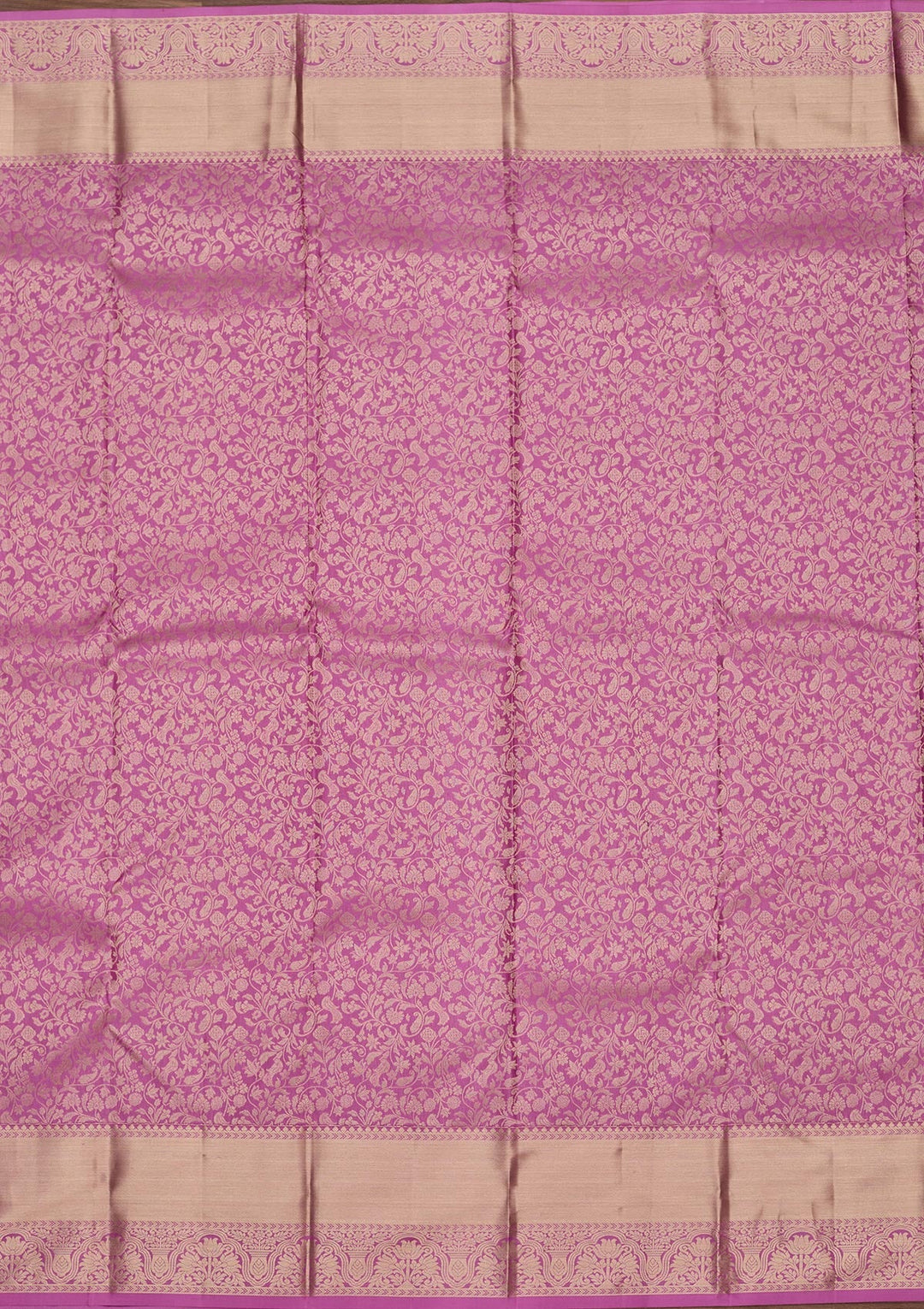 Light Lavender Zariwork Pure Silk Saree