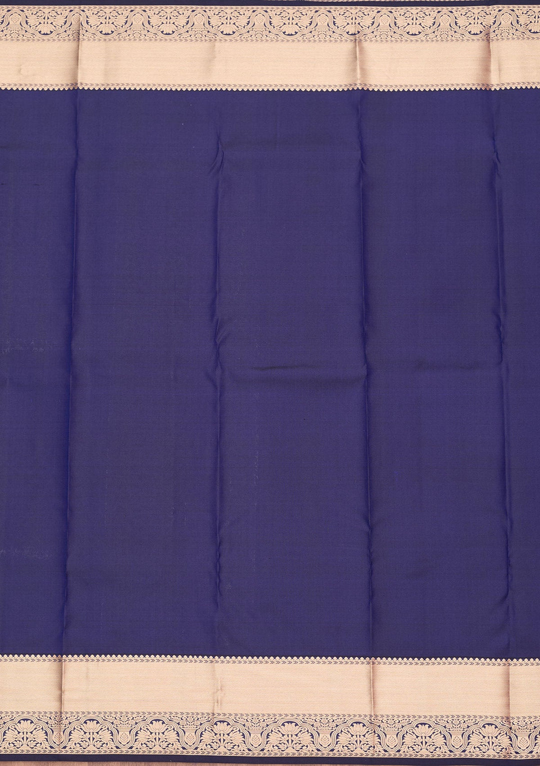 Navy Blue Zariwork Pure Silk Saree
