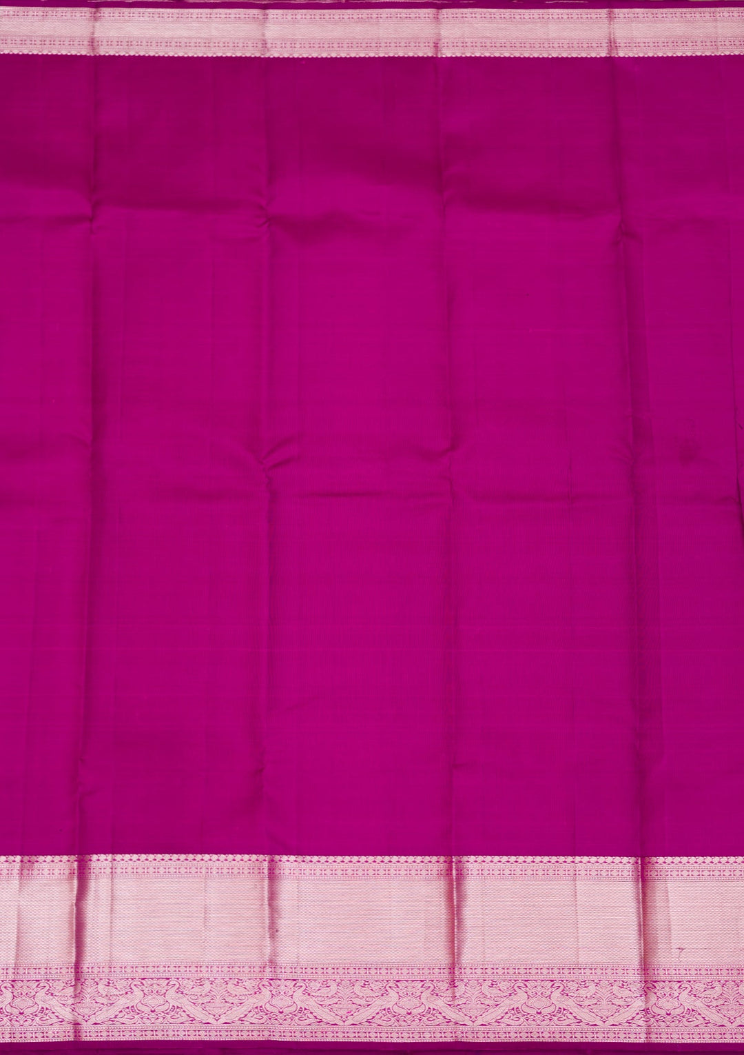 Rani Pink Zariwork Pure Silk Saree-koskii