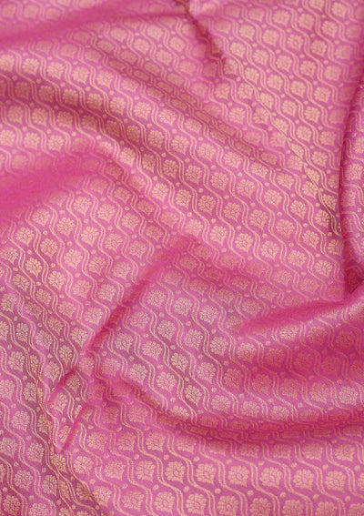 Mauve Zariwork Pure Silk Saree-Koskii
