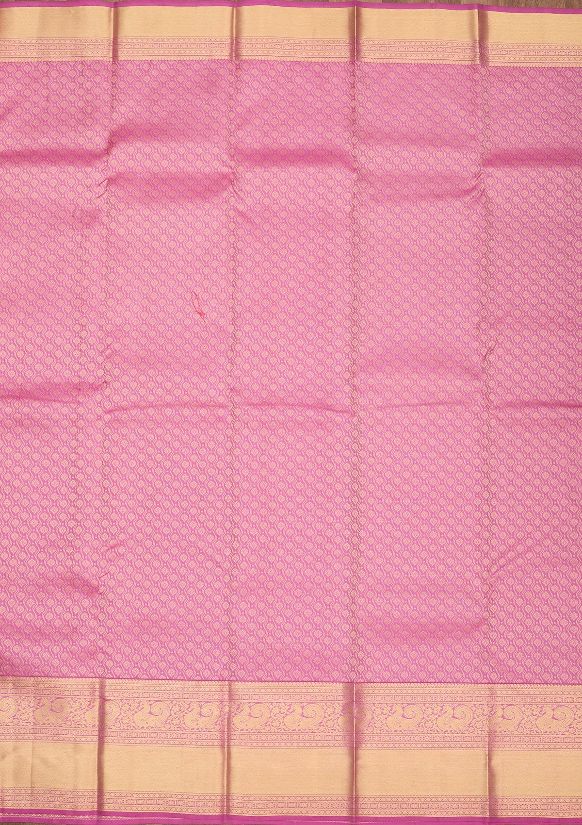 Mauve Zariwork Pure Silk Saree-Koskii