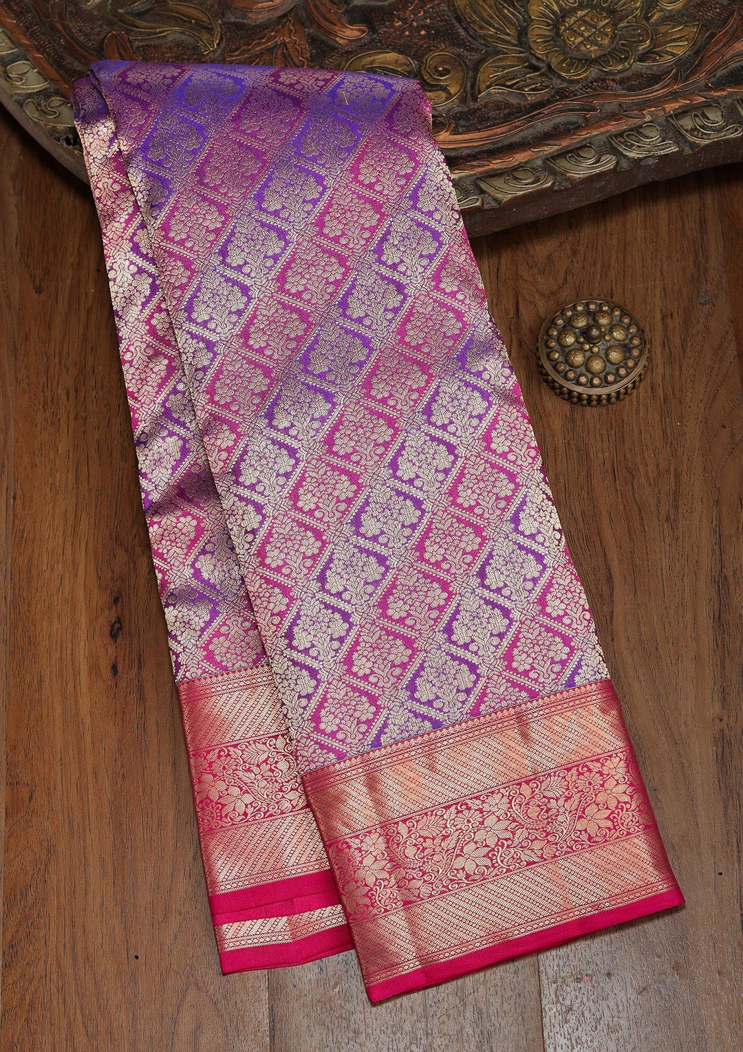 Multi Zariwork Pure Silk Saree